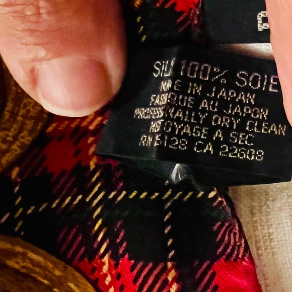 Vintage Ralph Lauren 100% Silk Scarf - Picture 4 of 6